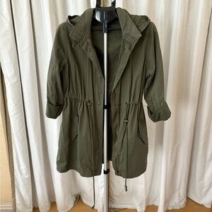 Wendy Bellissimo Maternity Olive Utility Jacket